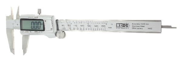 HEDÜ Digital Messschieber 150 mm Edelstahl