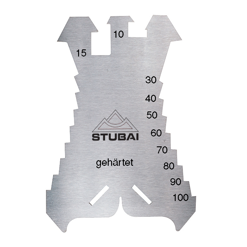 Stubai Anreißschablone 1,3 mm, gehärtet, 140x100 mm