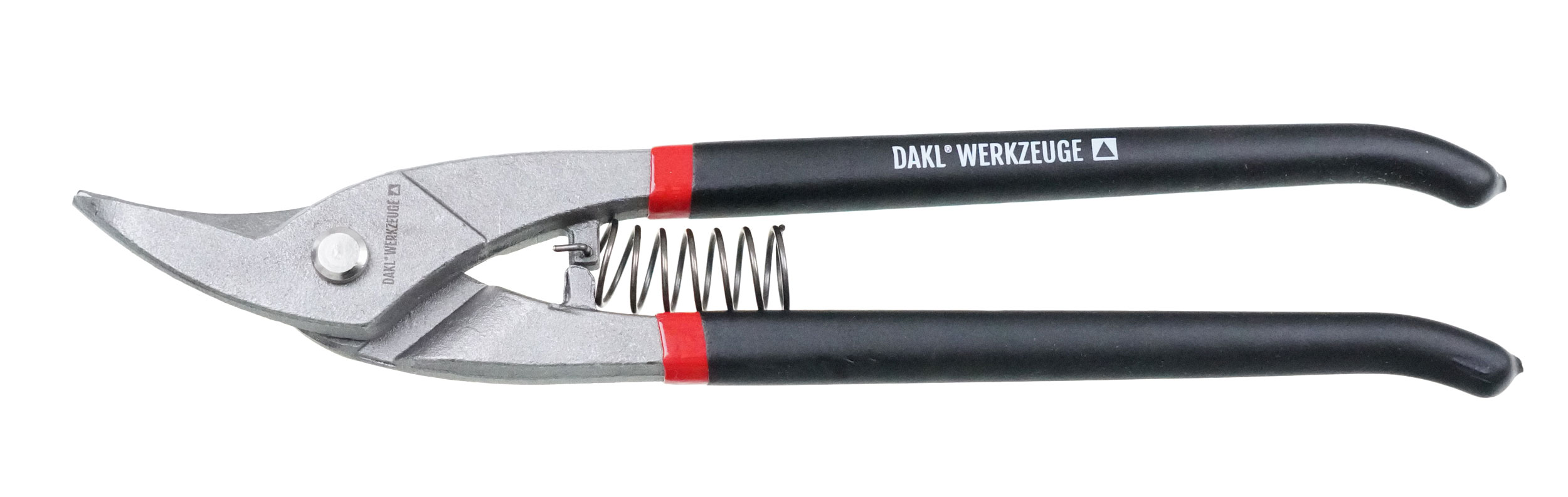 DAKL "eXtrem" Lochschere Blechschere links 250 mm, mit Feder und PVC-Griffen